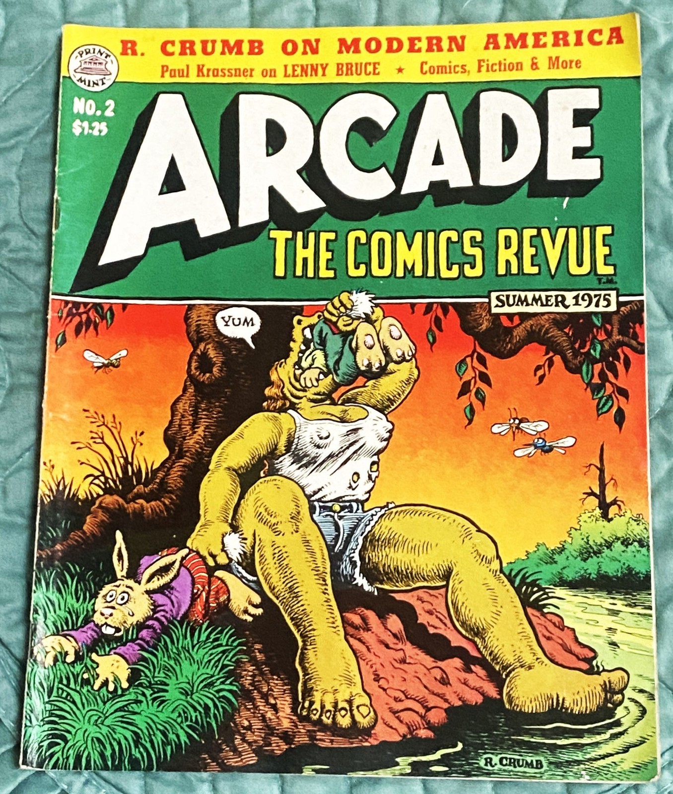 Paul Krassner R Crumb, others / ARCADE THE COMICS REVUE VOL 1 NO 2 1975