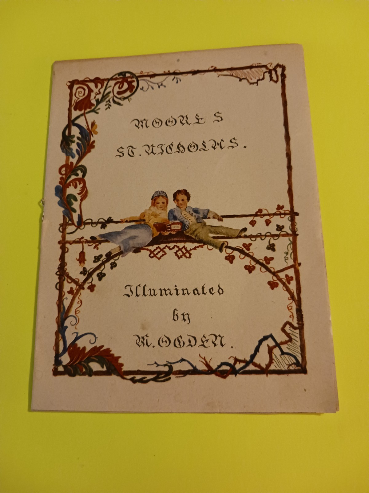 TINY BOOKLET - MOORES ST NICHOLAS - CIRCA 1950\'S? TINY BOOKLET - MOORES ST NICHOLAS - CIRCA 1950\'S?
