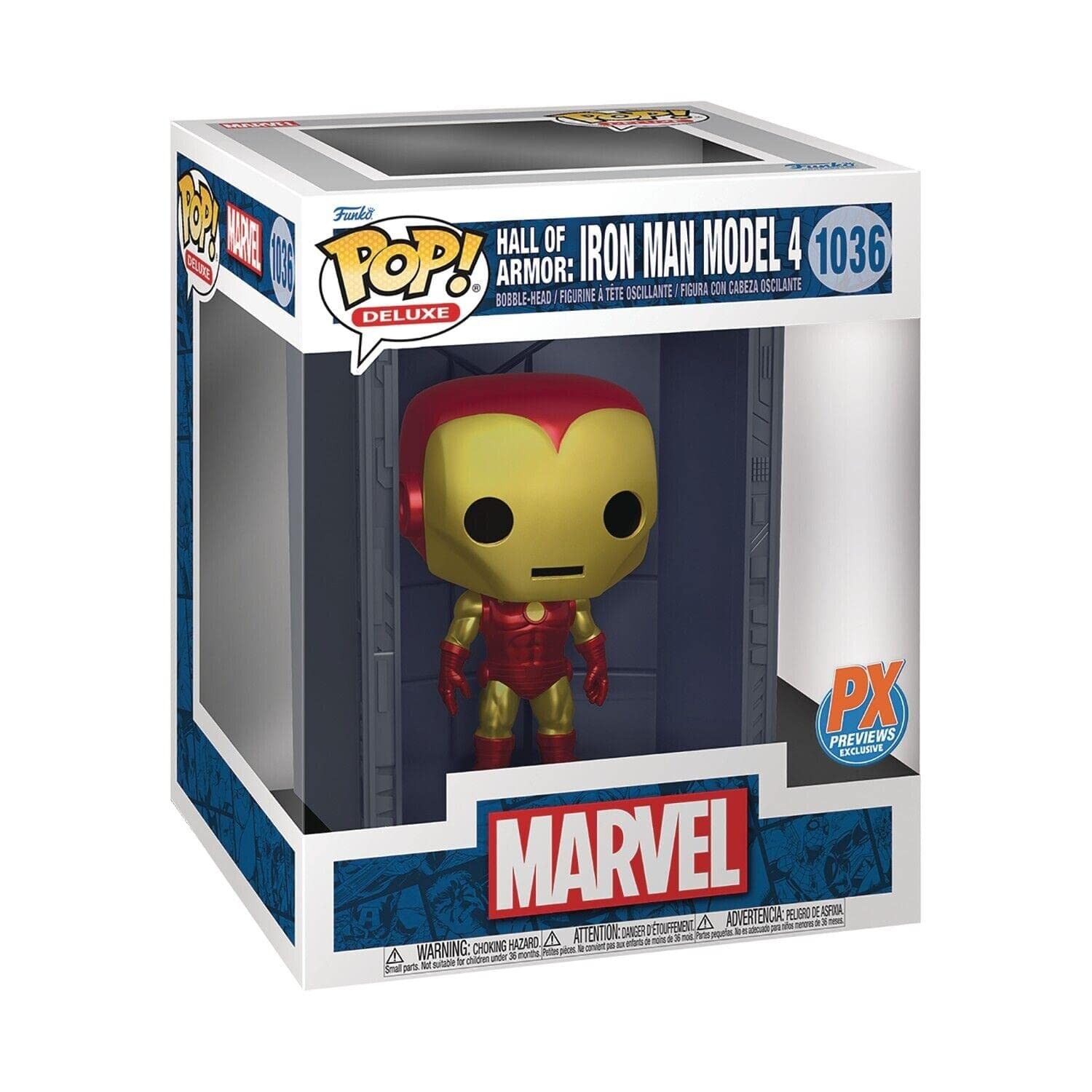 Hall of Armor:Iron Man Model 4 Metallic #1036