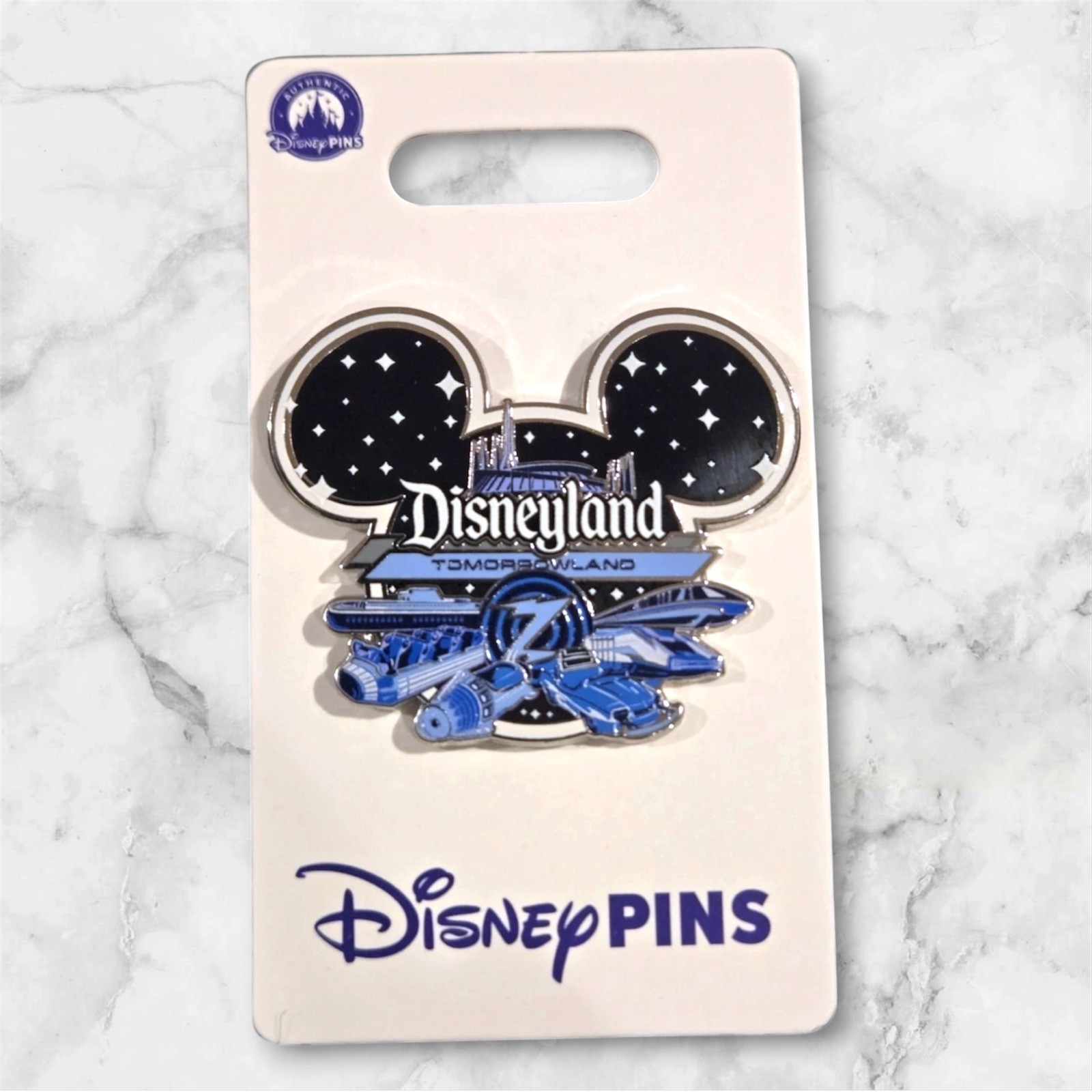 Disneyland Park Attractions - Tomorrowland Pin Mickey Head 2026 Disneyland Park Attractions - Tomorrowland Pin Mickey Head 2026