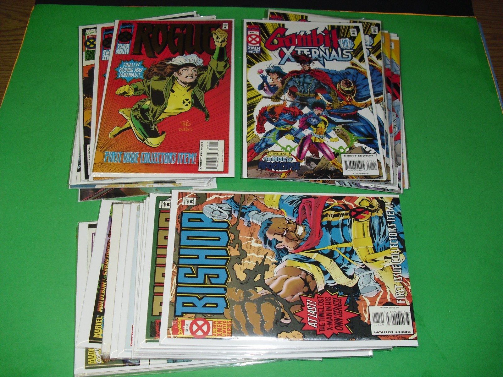 Lot of 31 Rogue, Gambit & Bishop comics most NM 1995 1-4 Xternals Mutant X 1-6 Lot of 31 Rogue, Gambit & Bishop comics most NM 1995 1-4 Xternals Mutant X 1-6