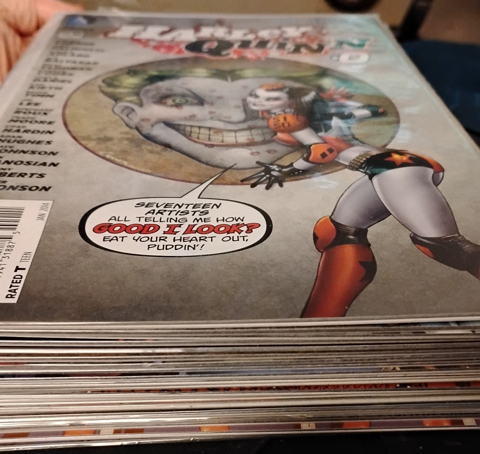 Harley Quinn DC New 52 Lot Of 23 Different Comic Books 0-23 With Variants All NM