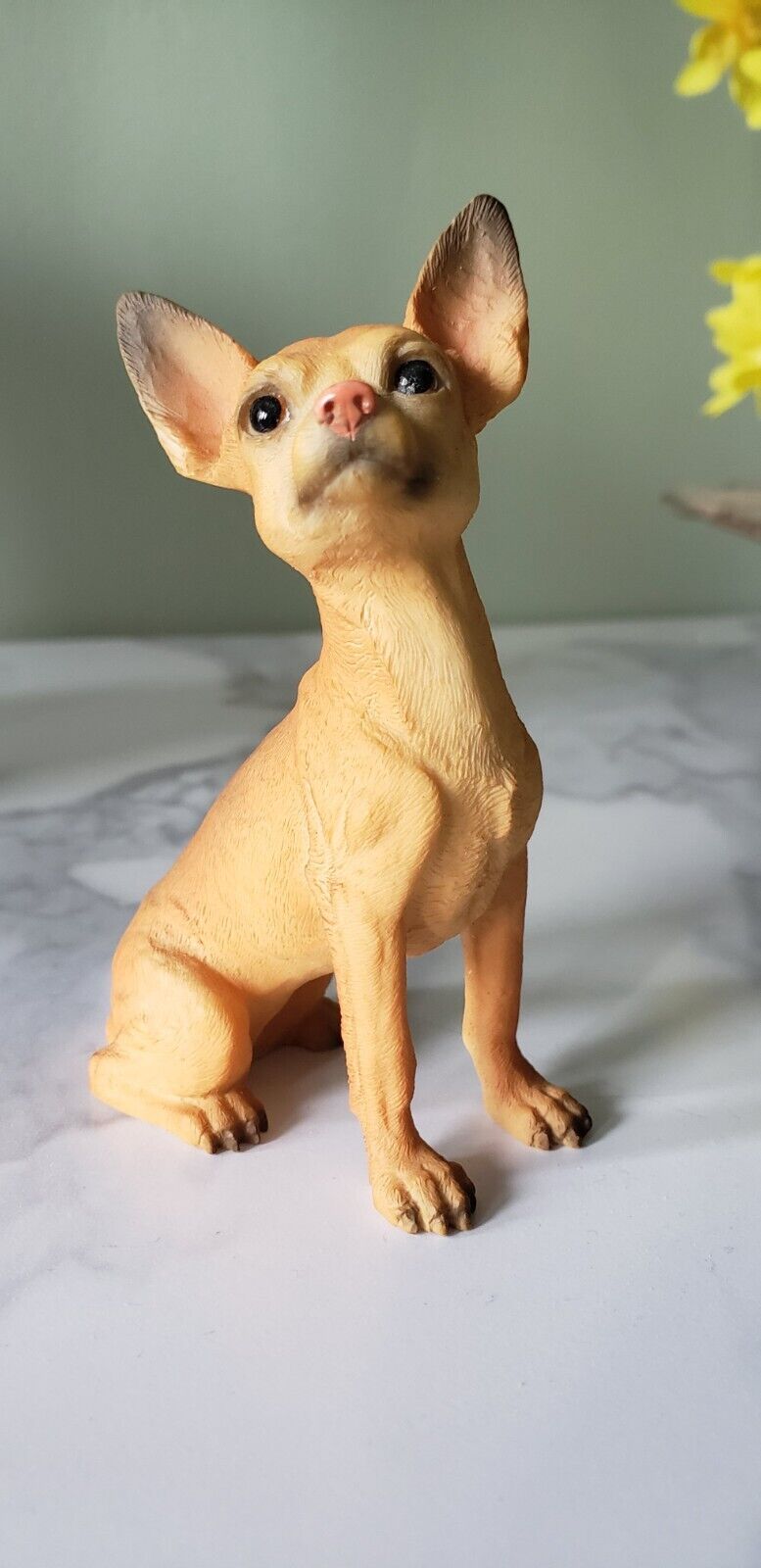 Vintage Absolutely Charming Resin Chihuahua Figurine