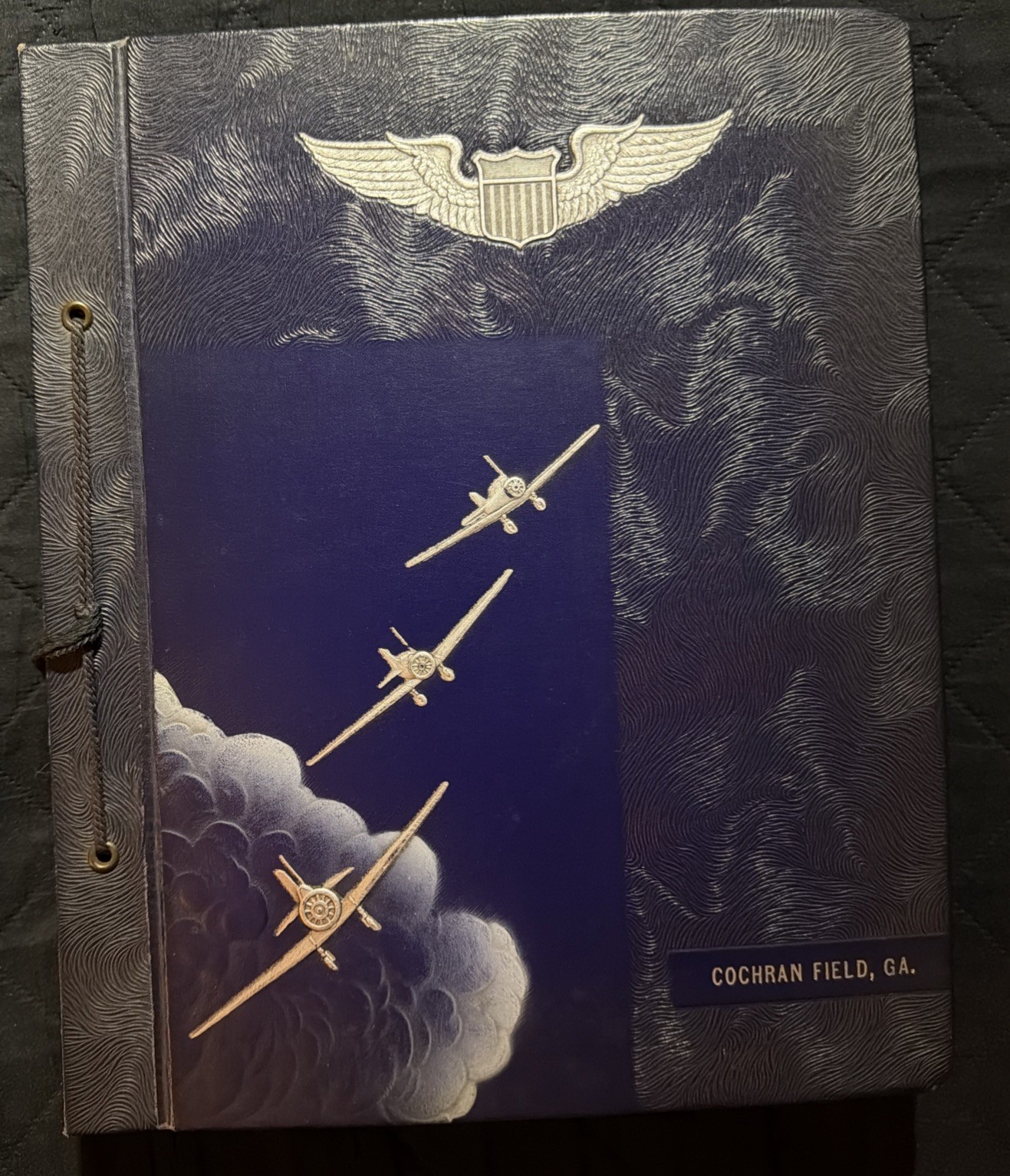 Original WWII USAAF Photo Scrapbook 200+ Pics Named CWO Dudley Korns Italy
