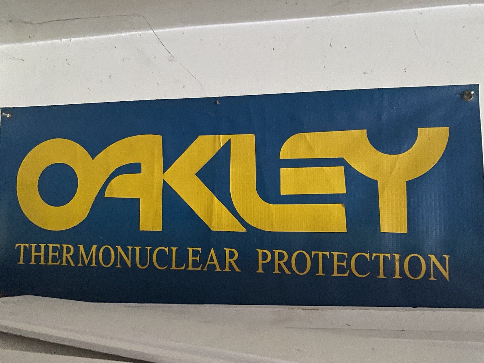 Vintage Oakley Thermonuclear Banner 