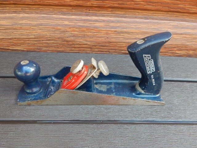 Vintage 1960s Stanley Handyman H104 Smooth Bottom Plane Made in USA 10\