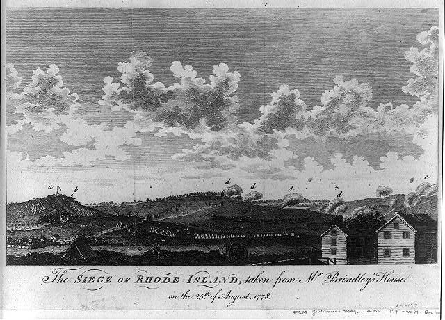 Newport Rhode Island 1778 Siege of Rhode Island General John Sullivan Troops