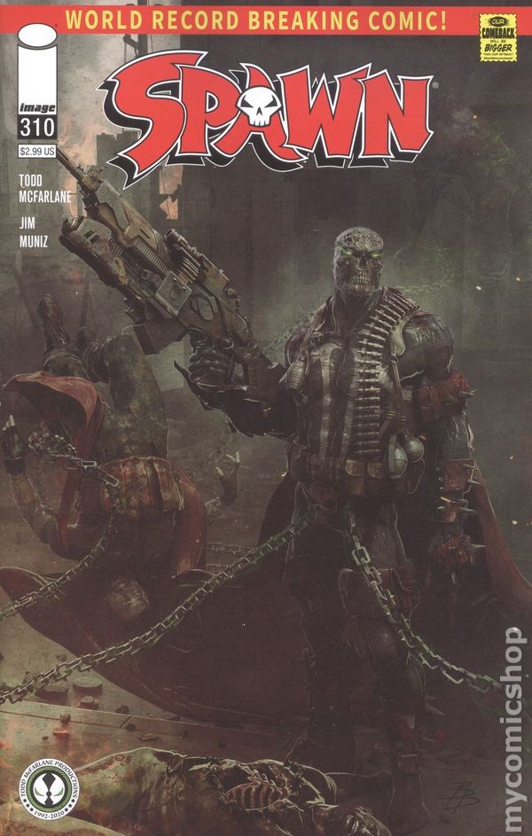 Spawn #310C Barends Variant VF 2020 Stock Image