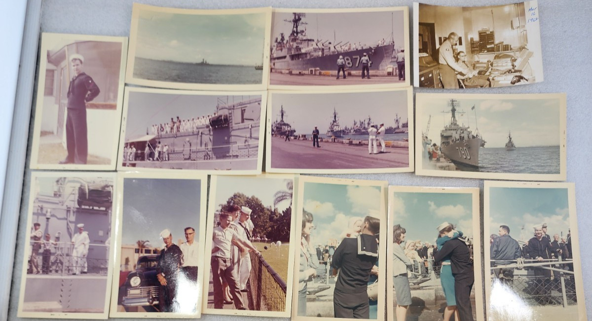Vintage US Navy Photo Lot (13) 1962 Cold War USS Duncan DD-874 Destroyer