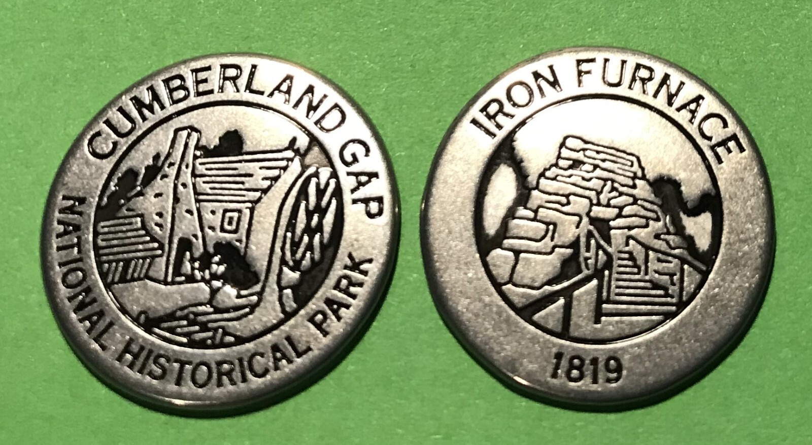 Cumberland Gap National Historical Park Iron Furnace Token Cumberland Gap National Historical Park Iron Furnace Token
