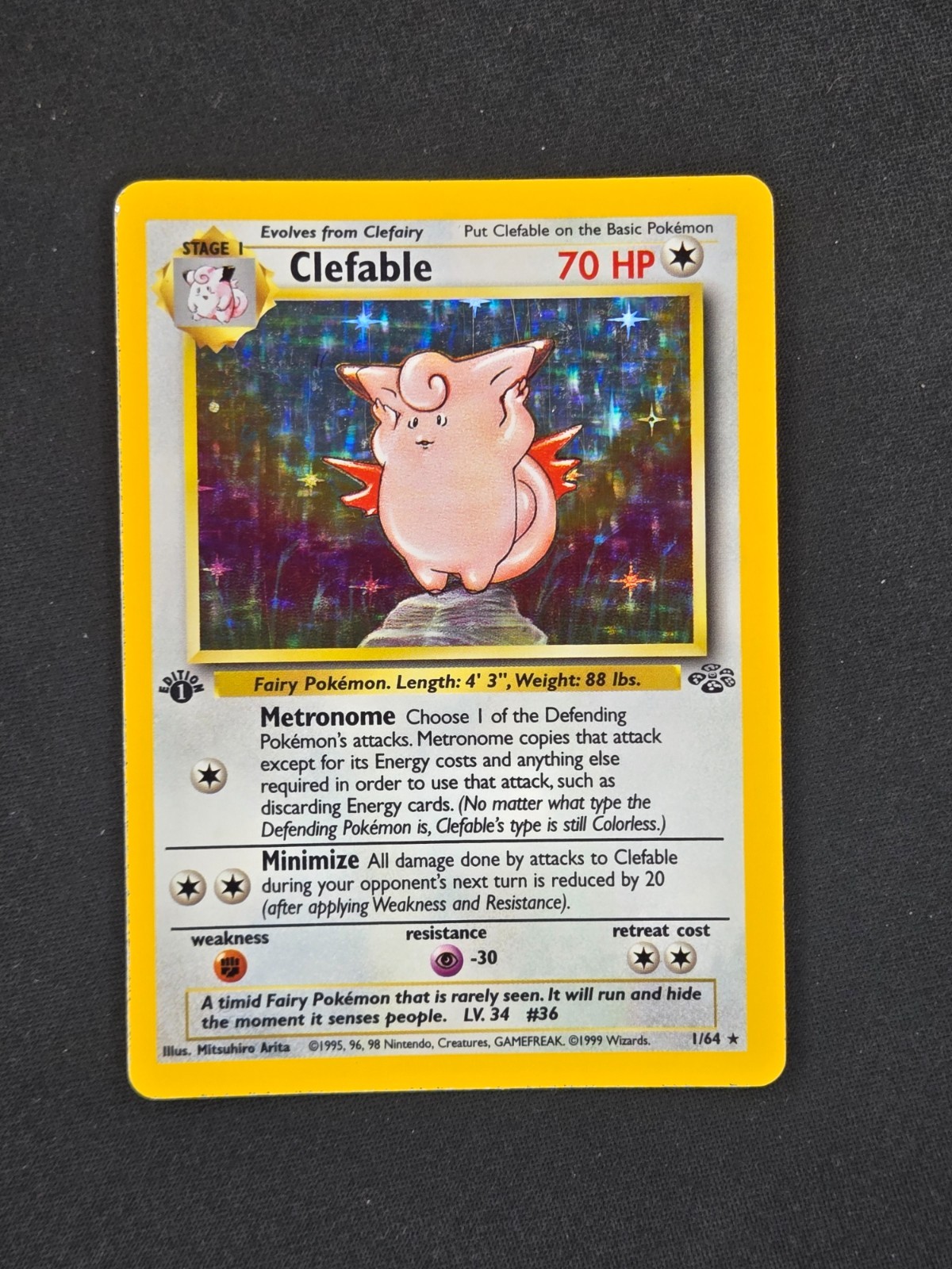 Clefable 1st Edition  1/64