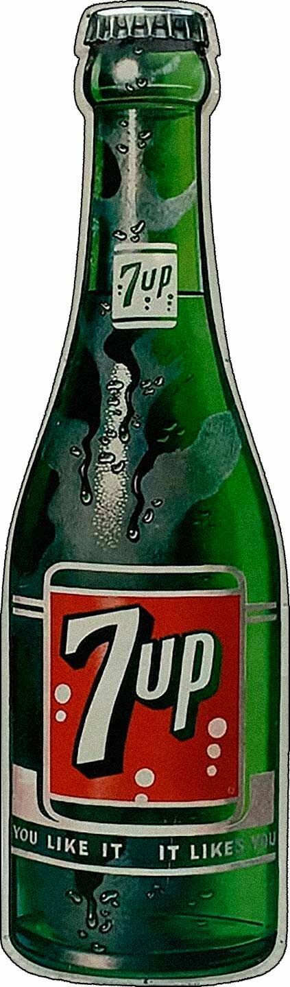 SEVEN UP 7 UP SODA POP BOTTLE 20 SEVEN UP 7 UP SODA POP BOTTLE 20