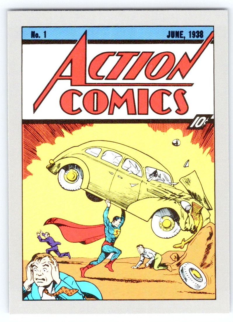1992 DC Cosmic Cards #169 Action Comics #1 Impel Classic Cover 1st Superman 1938