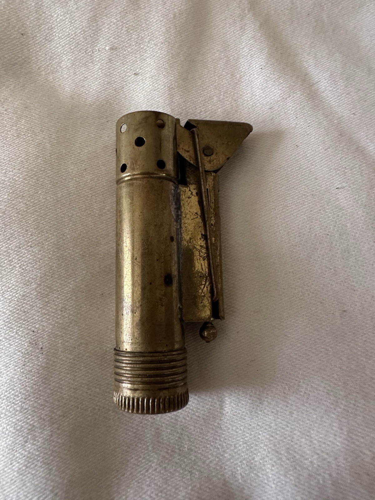 Vintage Cyclone Brass Trench Lighter