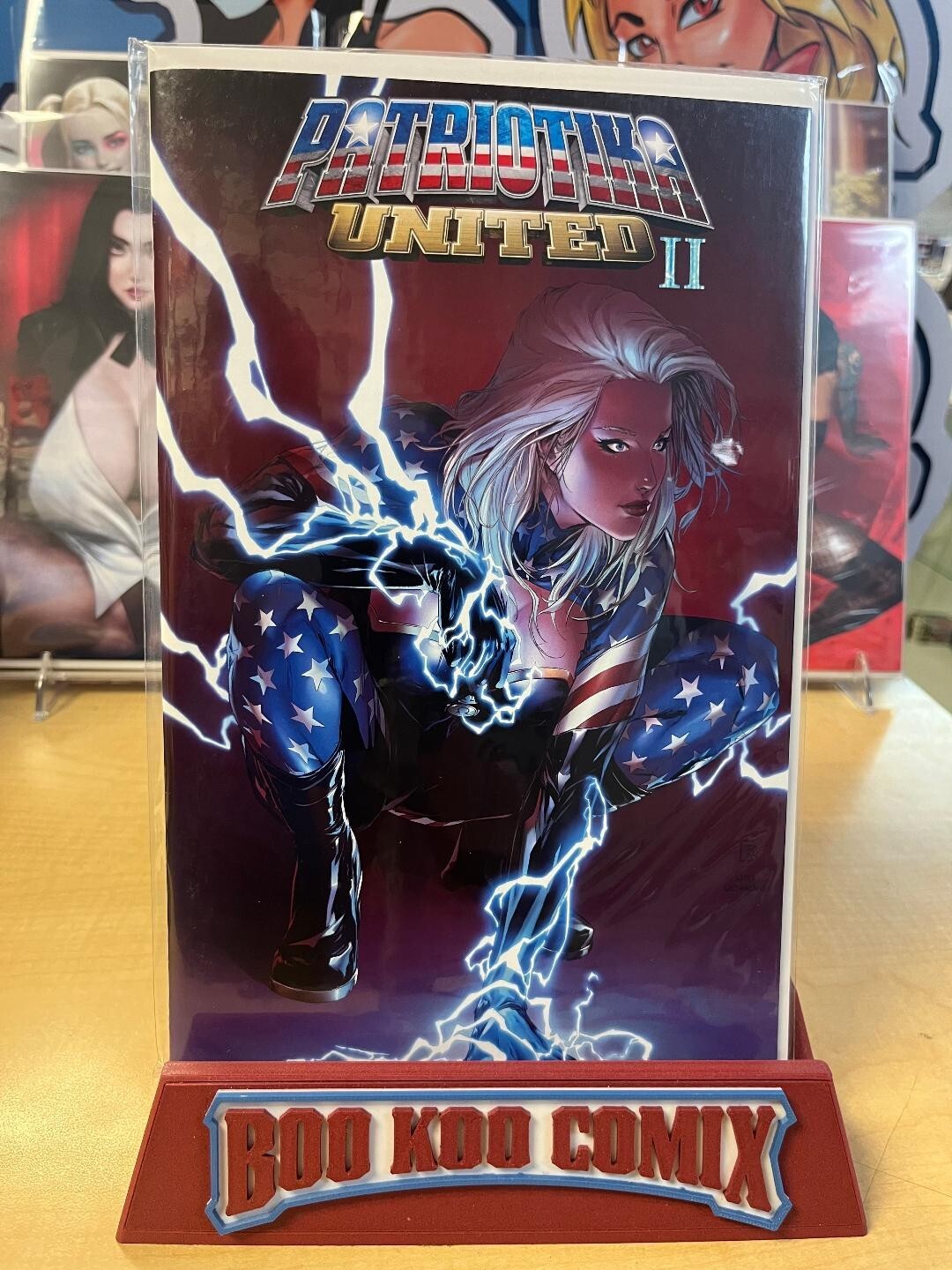 Patriotika United II Spider-Man #1 Homage Trade Dress Variant Cover Raymond Gay Patriotika United II Spider-Man #1 Homage Trade Dress Variant Cover Raymond Gay