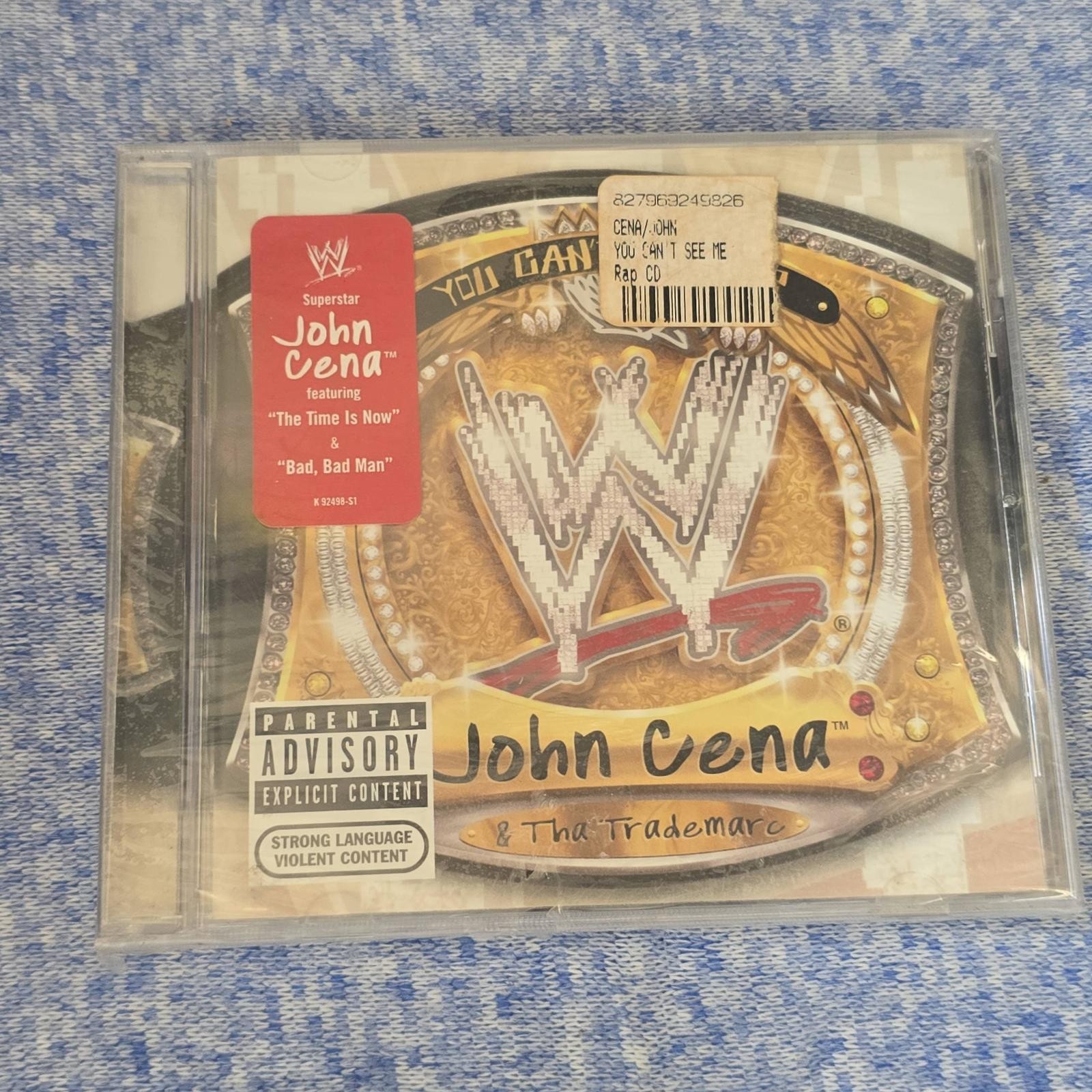 John Cena & Tha Trademarc You Can't See Me Audio CD 2005 WWE Columbia New Sealed