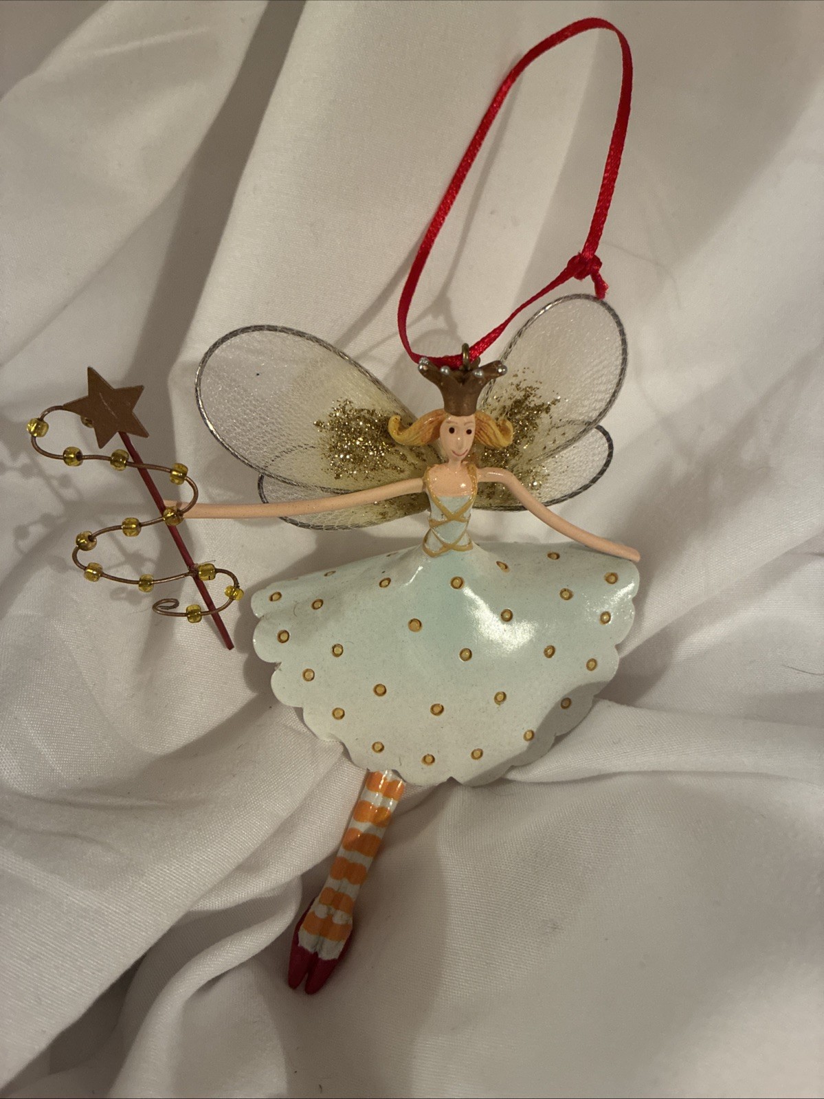 Vtg 1998 Mary Engelbreit ME The Christmas Fairy Ornament Rare HTF 277b Vtg 1998 Mary Engelbreit ME The Christmas Fairy Ornament Rare HTF 277b