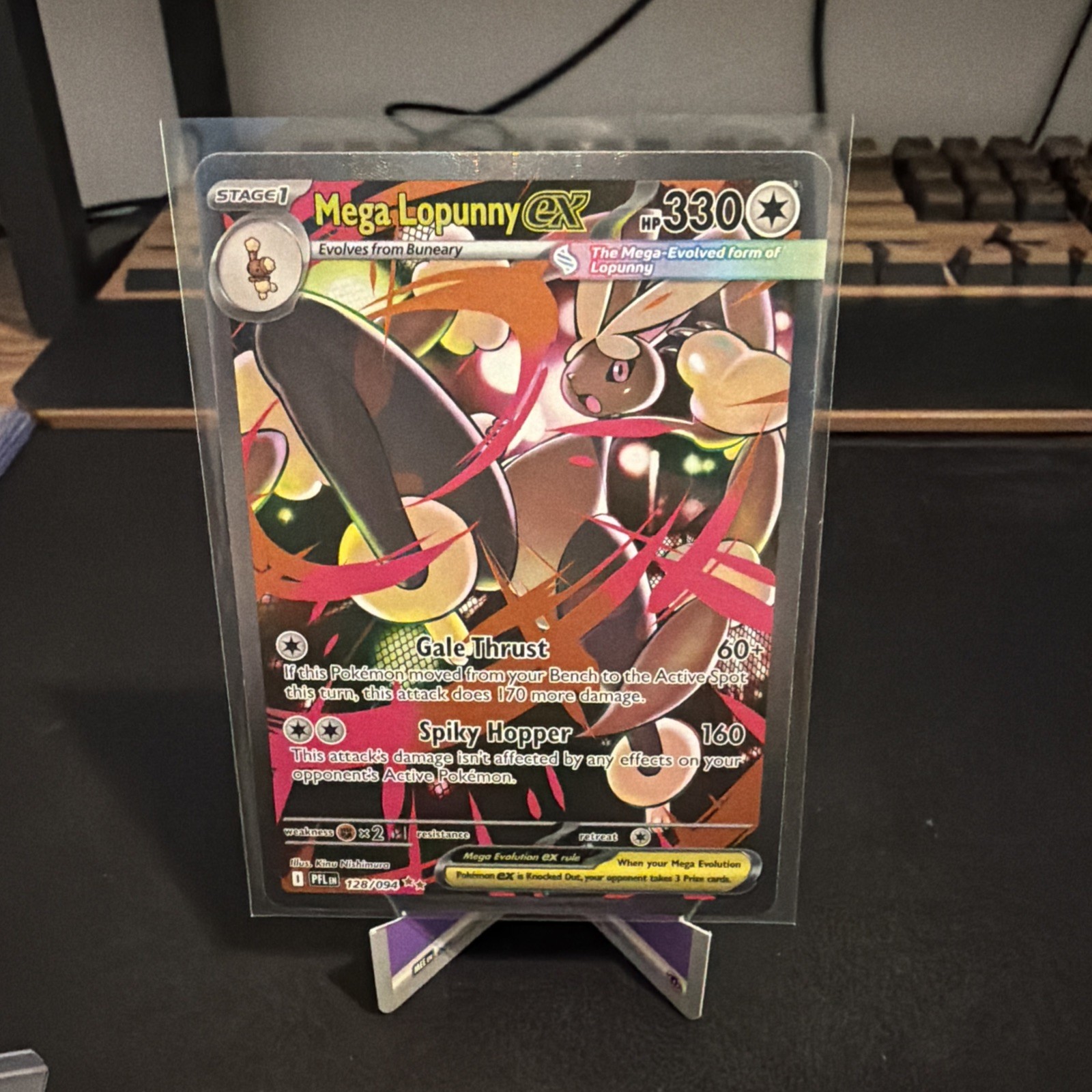 Pokémon TCG Mega Lopunny EX 128/093 special illustration rare Holo ENG