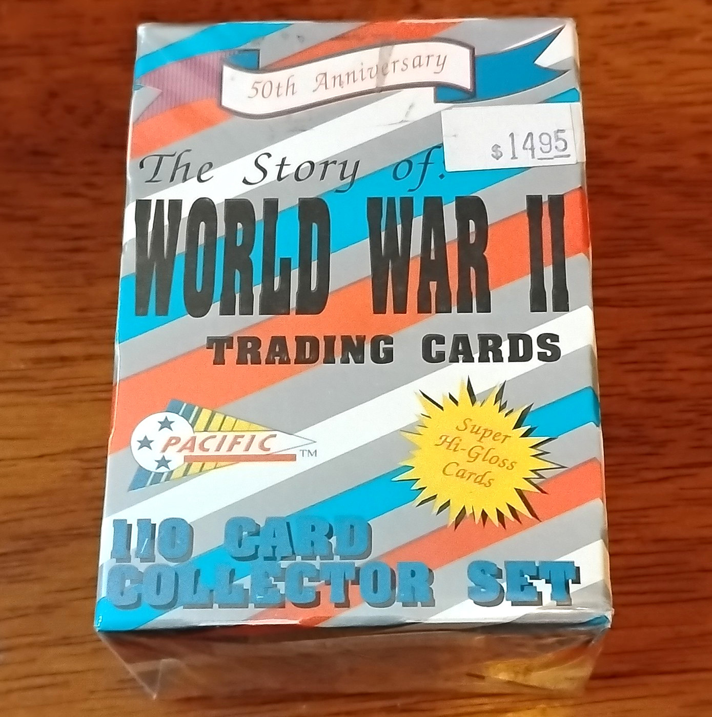 Pacific Story of World War II 50th Anniversary 110-Card Glossy Box Set 1992 Pacific Story of World War II 50th Anniversary 110-Card Glossy Box Set 1992
