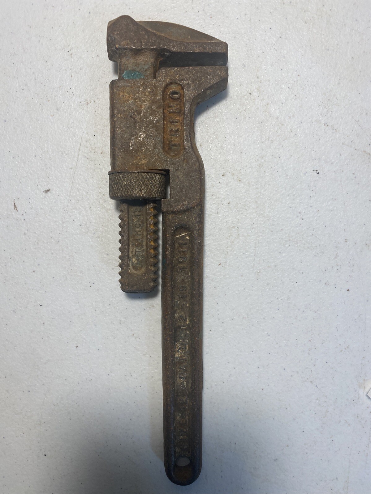 Antique Trimo Size 12 Wrench Dated 1911