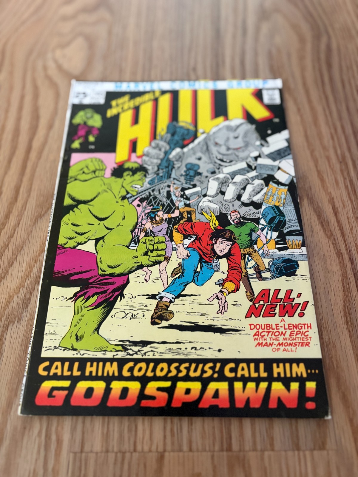 Incredible Hulk  145  F/VF  7.0  High Grade  Colossus  General Ross  1971