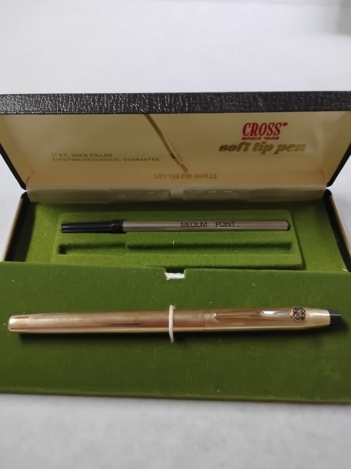 Vintage Cross Classic Century 12K gold filled Soft Tip Pen-#6604-GE Logo-Refill Vintage Cross Classic Century 12K gold filled Soft Tip Pen-#6604-GE Logo-Refill