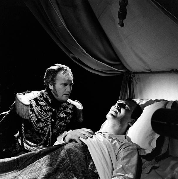 William Sabatier Louis Arbessier in a scene of Napoleon Marie Wale- Old Photo
