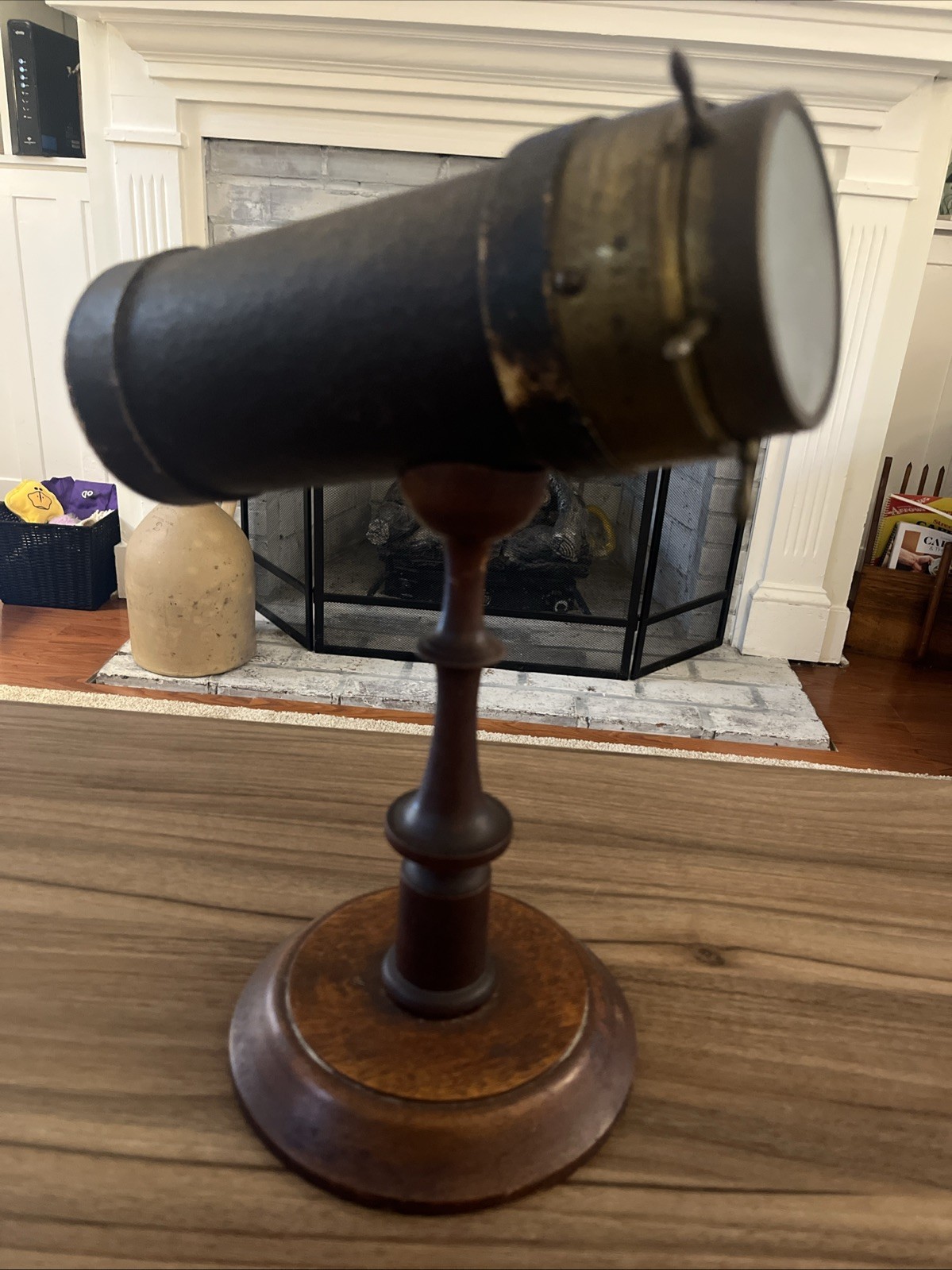RARE ORIGINAL 1870's ANTIQUE Parlor Tabletop KALEIDOSCOPE by C.G. Bush RARE ORIGINAL 1870's ANTIQUE Parlor Tabletop KALEIDOSCOPE by C.G. Bush