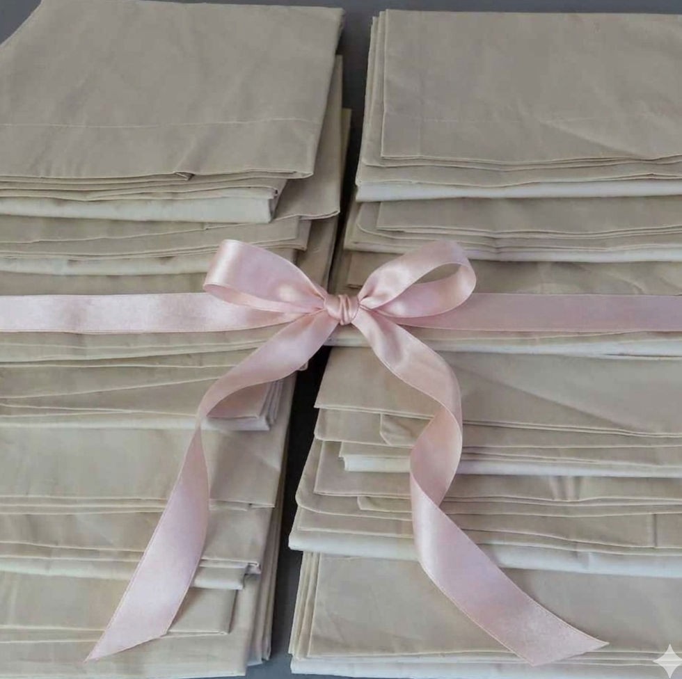 24 OLD STOCK Vintage ANICHINI Pillow Cases 100% Cotton GRAMERCY PARK HOTEL NYC