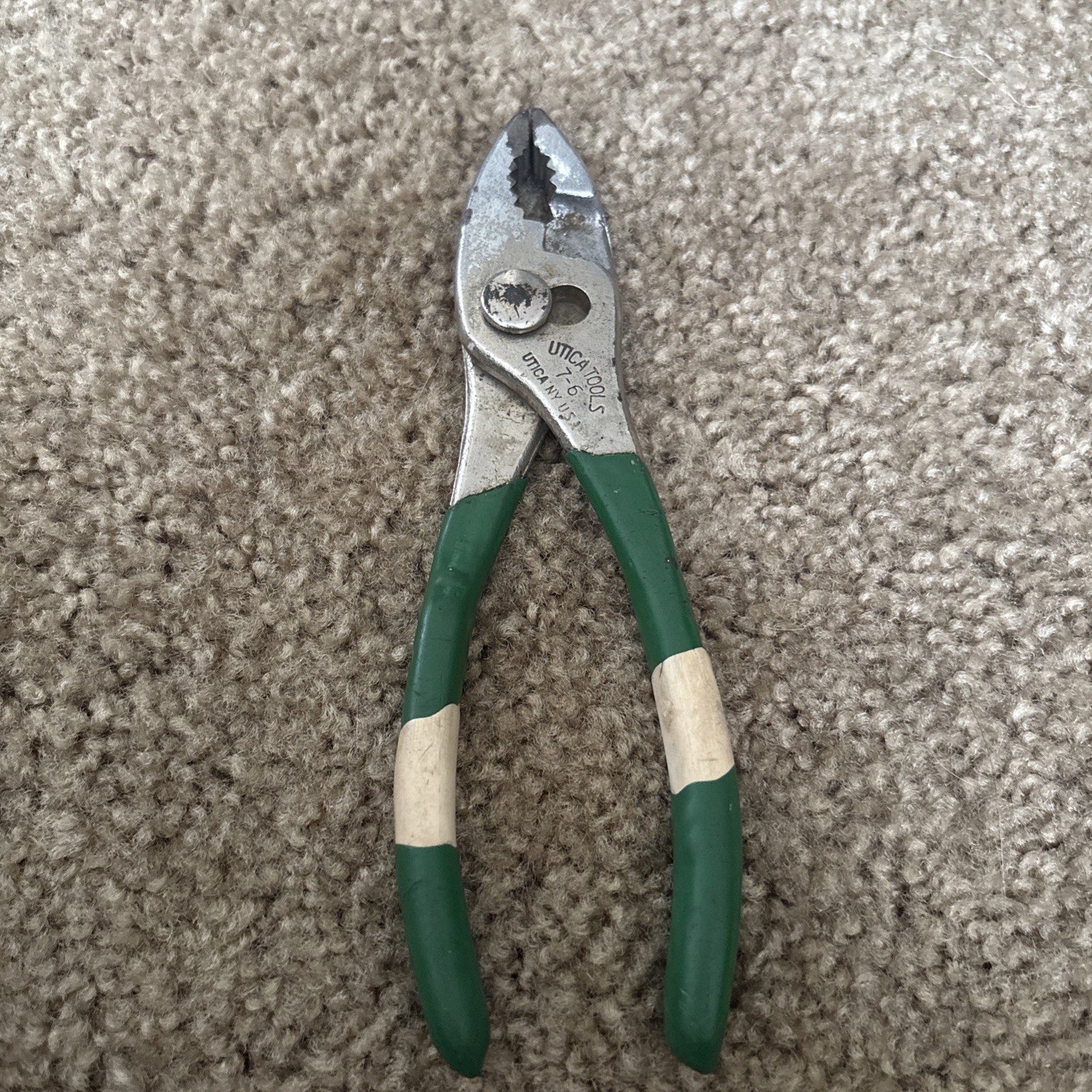 Utica Tools 7-6 Combination Slip-Joint Pliers 1940s-1960s Utica Tools 7-6 Combination Slip-Joint Pliers 1940s-1960s