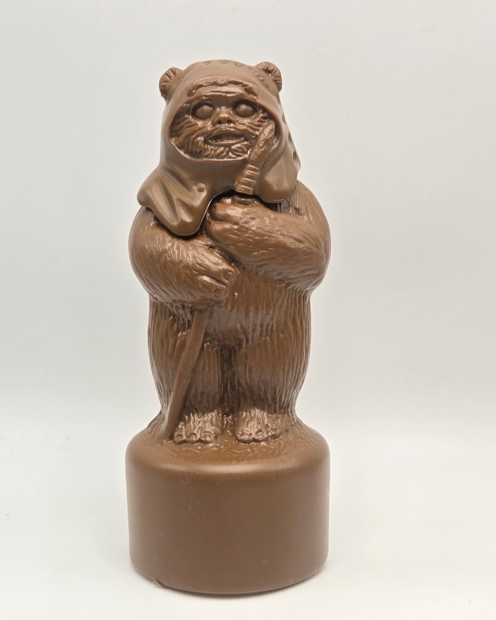 Vintage 1983 Omni Cosmetics Star Wars Wicket the Ewok Shampoo Bottle (empty)