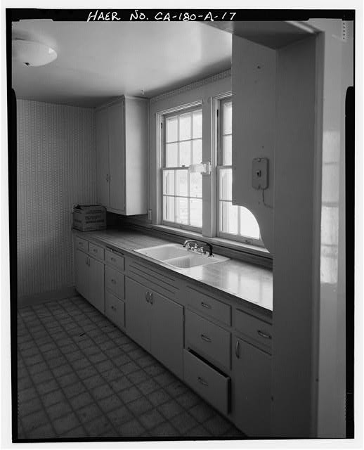 Lee Vining CA 1900s Triplex Cottage Apartment Kitchen Hydroelectric System