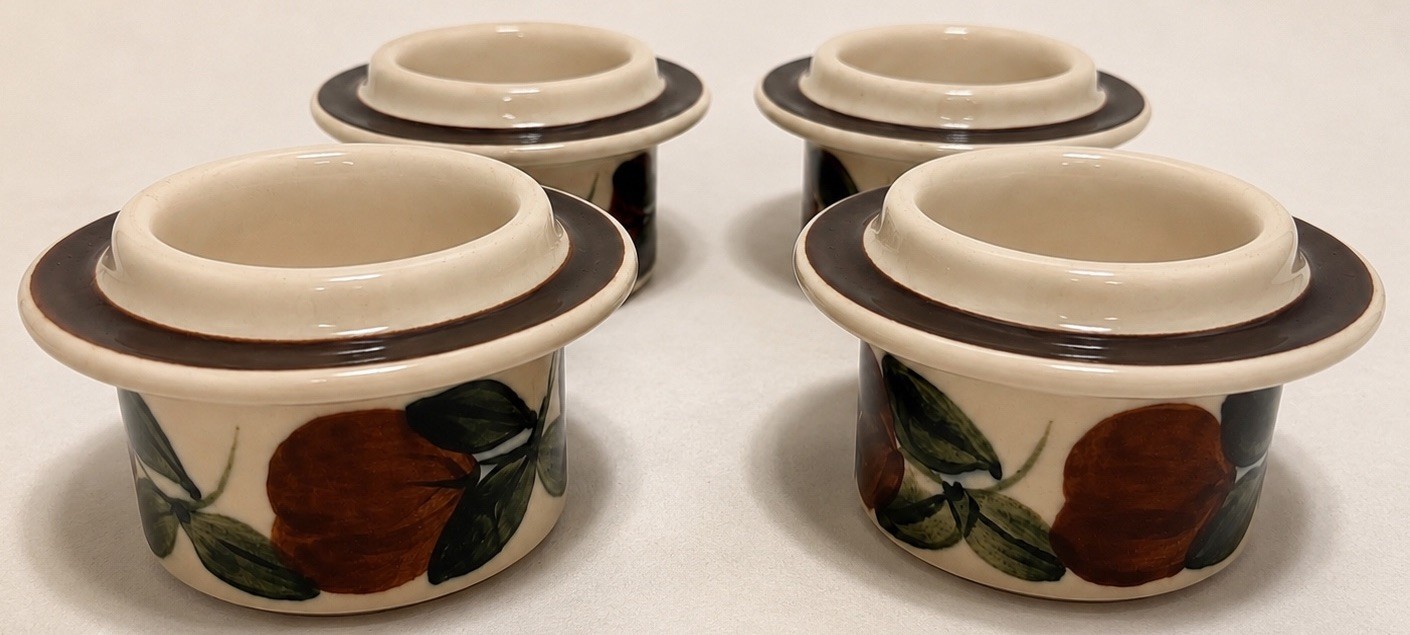 Set Of 4 Vintage Arabia Finland Ruija Egg Cups Ulla Procope Mid Century Modern Set Of 4 Vintage Arabia Finland Ruija Egg Cups Ulla Procope Mid Century Modern