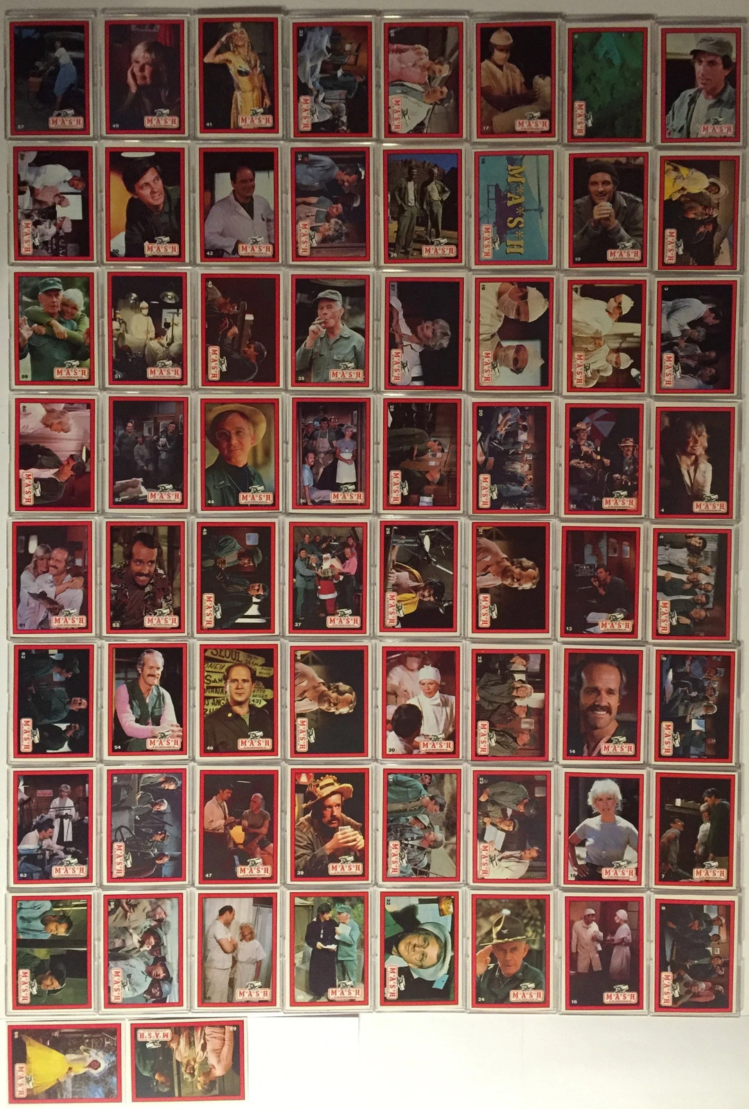MASH M*A*S*H 4077th TV Show Vintage Card Set 66 Cards Donruss 1982 MASH M*A*S*H 4077th TV Show Vintage Card Set 66 Cards Donruss 1982