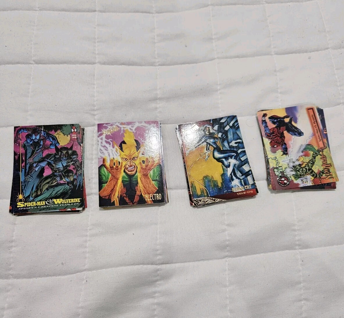 1994-1996 MARVEL FLEER AMAZING SPIDER-MAN 40  CARD BASE SET 