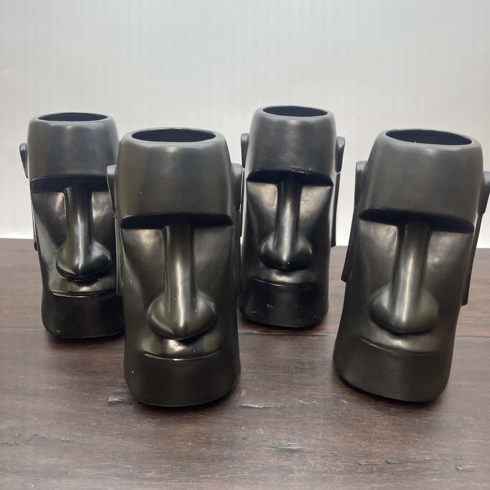 Set 4 1960s Aku Aku Stardust Vegas Moai Tiki OMC Japan - HTF Black Otagiri Set 4 1960s Aku Aku Stardust Vegas Moai Tiki OMC Japan - HTF Black Otagiri