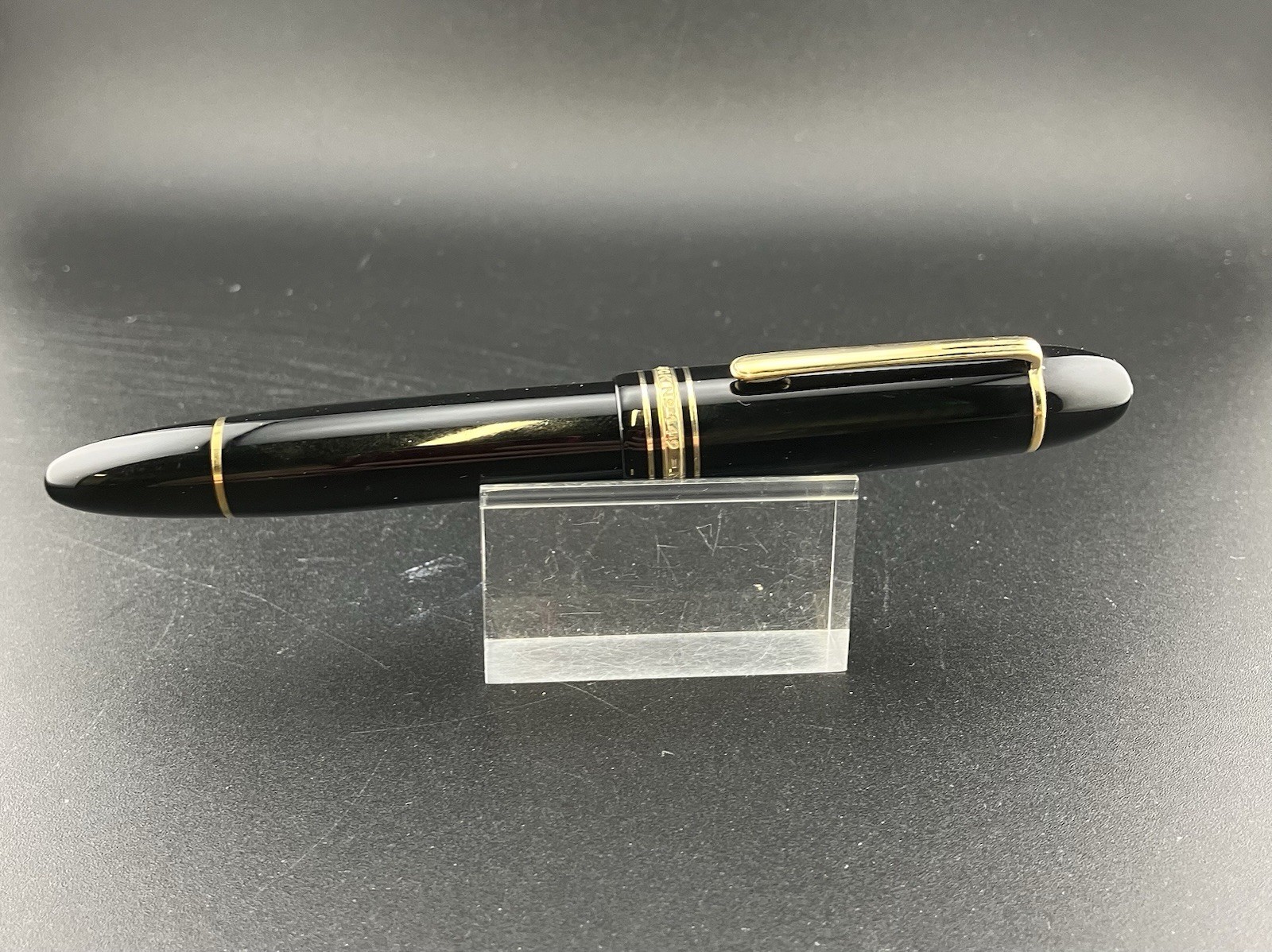MONTBLANC Meisterstück No. 149 Fountain Pen 14K Gold Fine Nib Warranty Serviced