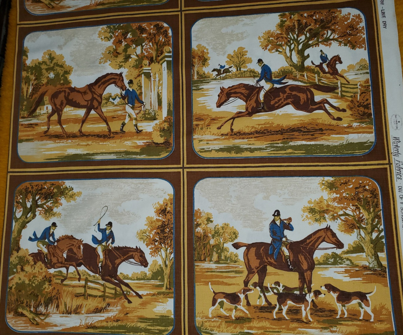 VINTAGE WAVERLY FABRIC 