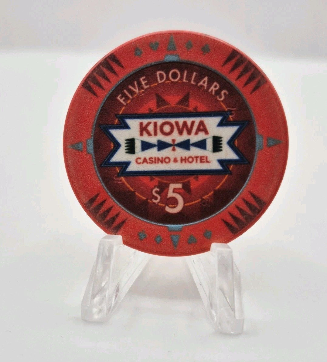 Kiowa Casino Devol Oklahoma 2025 $5 Casino Chip Kiowa Casino Devol Oklahoma 2025 $5 Casino Chip