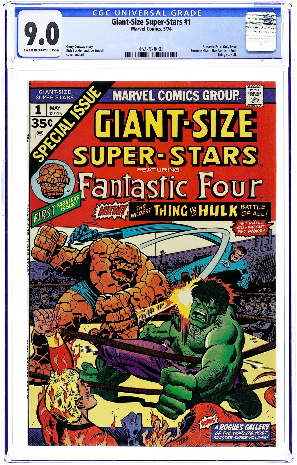 Giant-Size Super-Stars #1 CGC 9.0 1974 4622928003