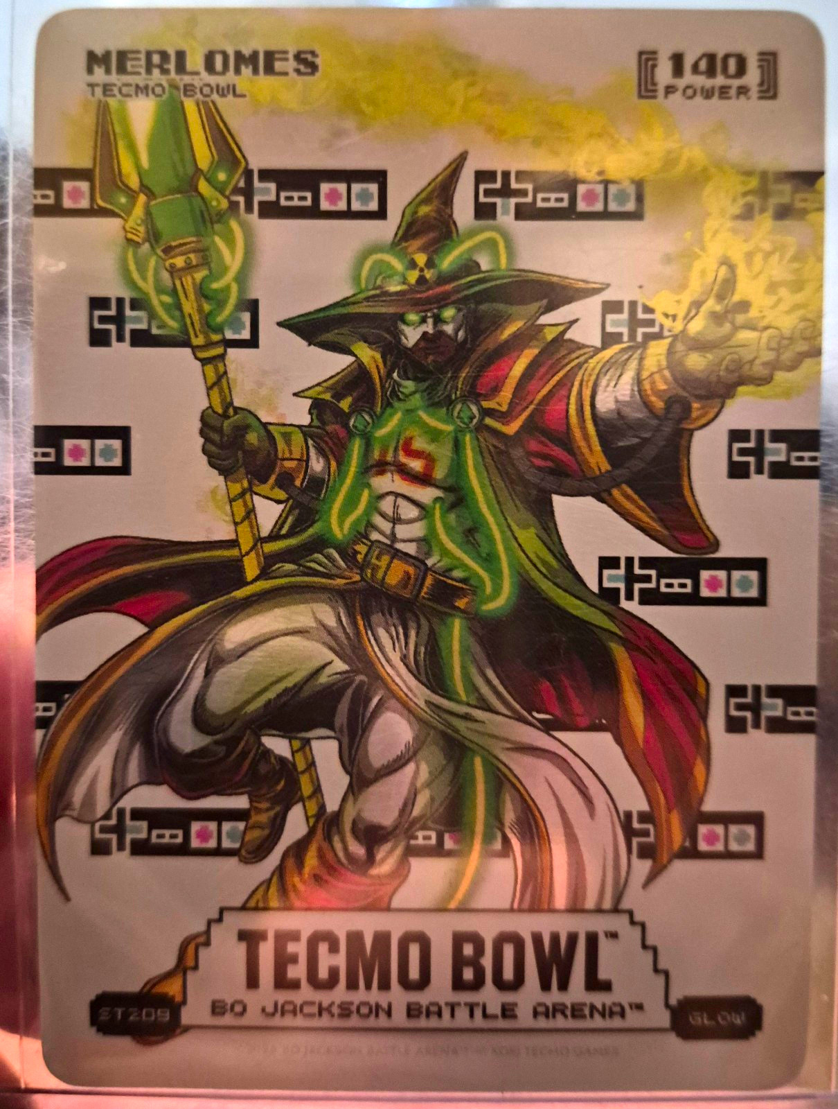 Patrick Mahomes🍾🤯🍾Tecmo Bowl Merlomes Bo Jackson Battle Sore Thumbs Glow SSP Patrick Mahomes🍾🤯🍾Tecmo Bowl Merlomes Bo Jackson Battle Sore Thumbs Glow SSP