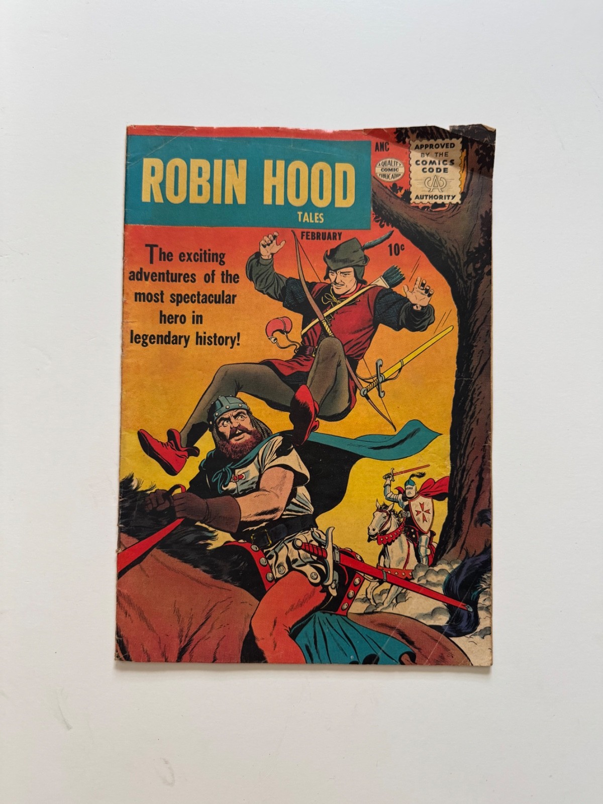 Robin Hood Tales #1 Quality Comics Vintage Feb 1956