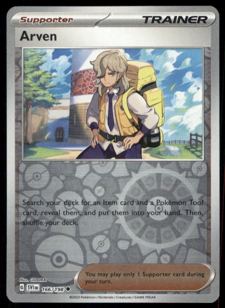Arven Reverse Holo 166 Uncommon Scarlet & Violet EN NM