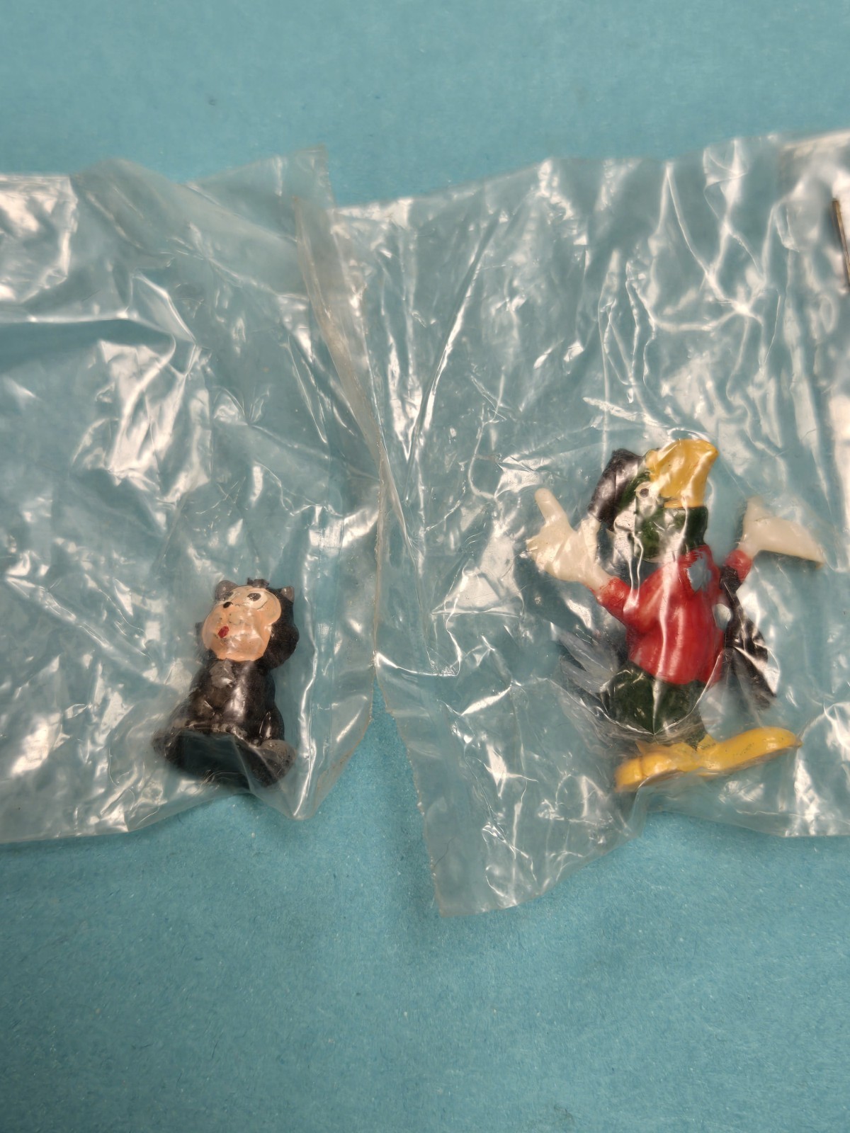 Marx Disneykins Jose Ze Carioca Parrot Miniature Three Caballeros & Figaro Cat