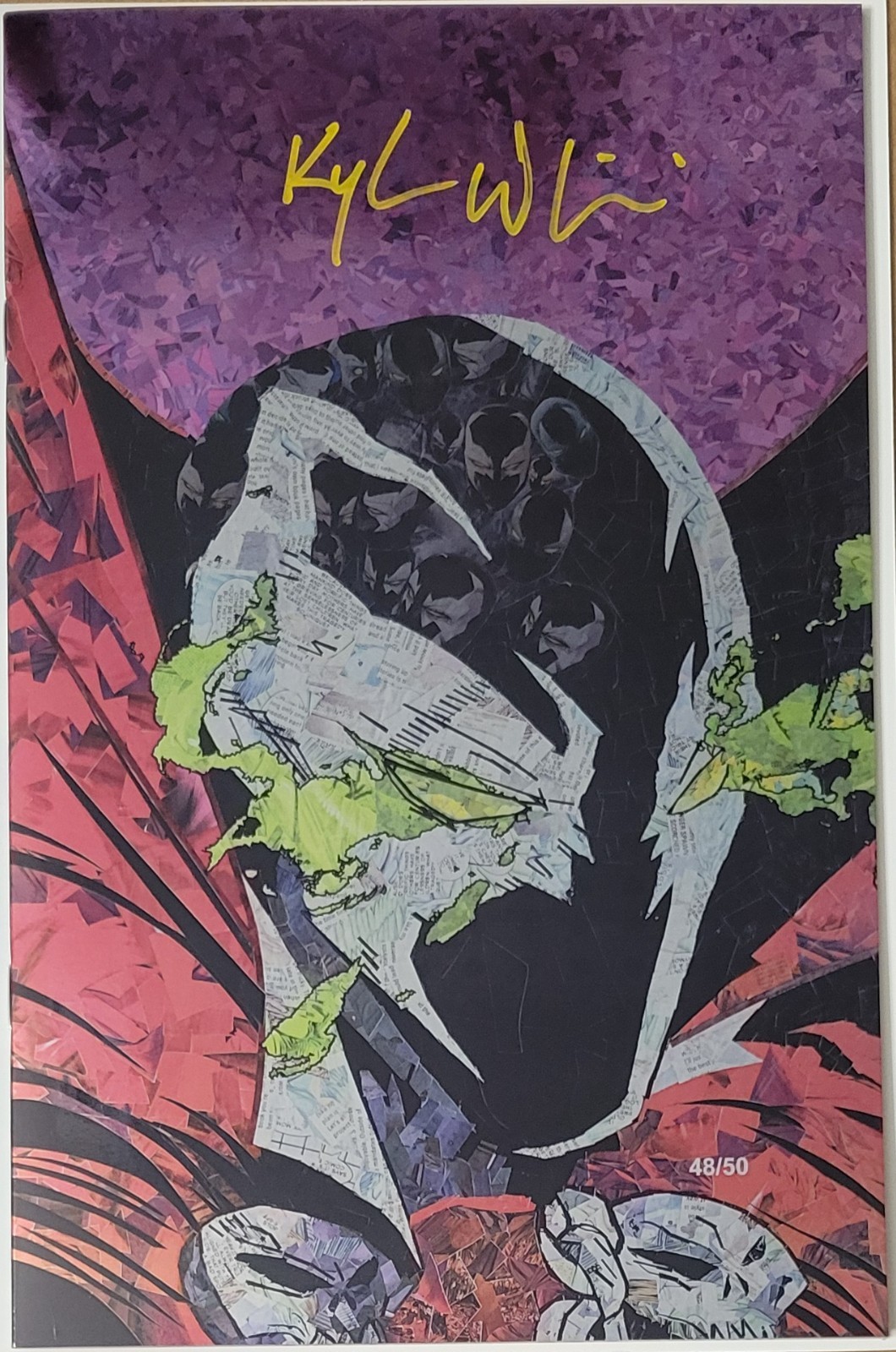 Mosaic Scrapbook #1 Spawn Foil Exclusive - 2026 - Signed by Kyle Willis w/COA