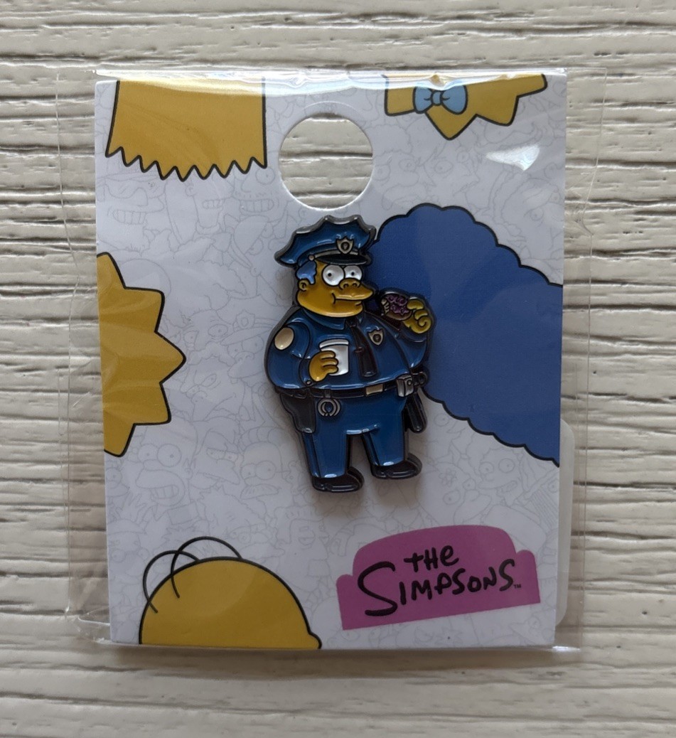 Lids X The Simpsons Chief Wiggum Pin Limited Edition Sold Out