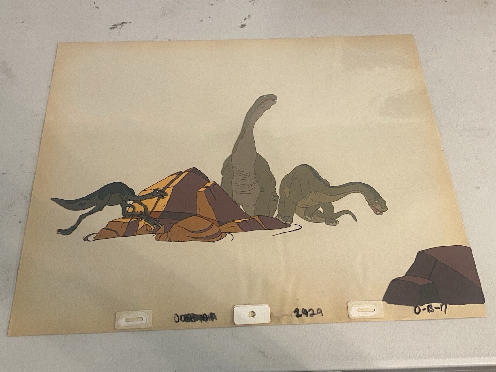 Land Before Time Original Movie Cel 1988