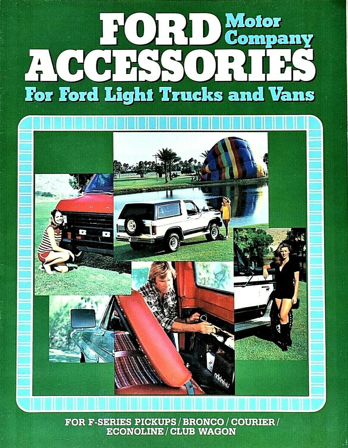 ORIGINAL 1980 FORD FACTORY TRUCK ACCESSORIES AND PARTS CATALOG ~ 16 PAGES