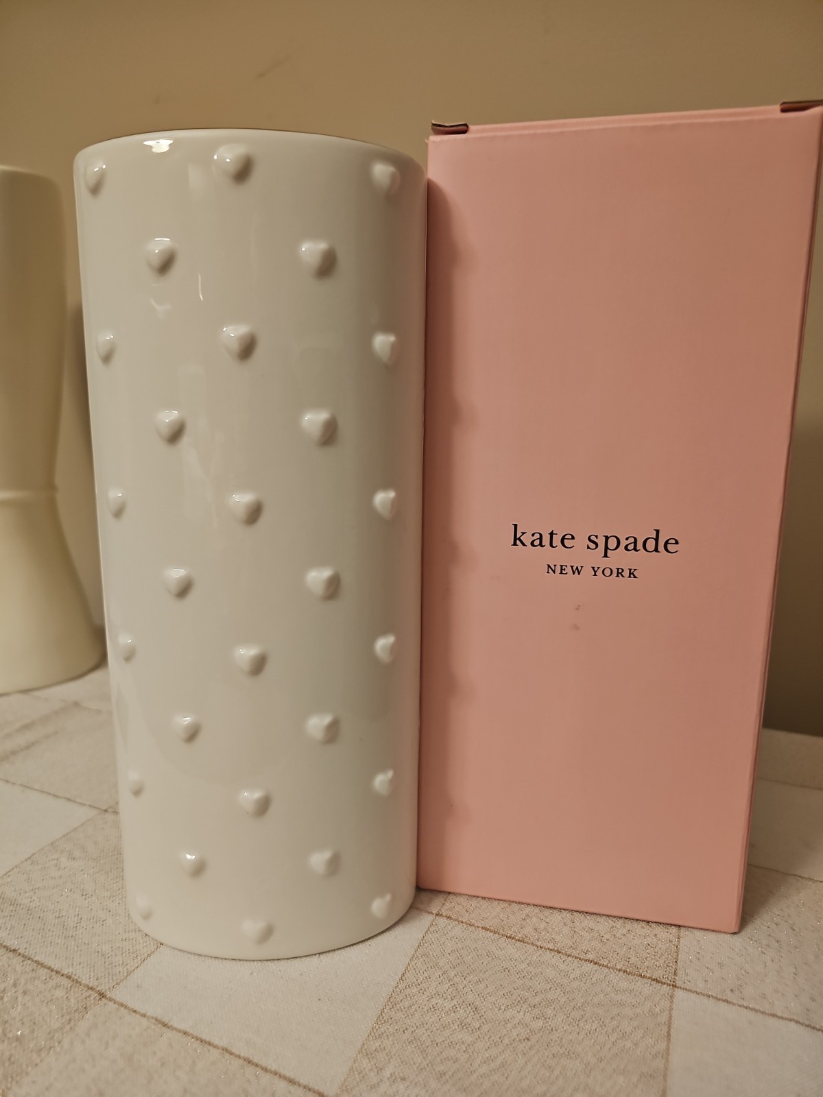 New Kate Spade/Lenox Heart to Heart Vase Great Gift Or For Yourself Rare Find New Kate Spade/Lenox Heart to Heart Vase Great Gift Or For Yourself Rare Find