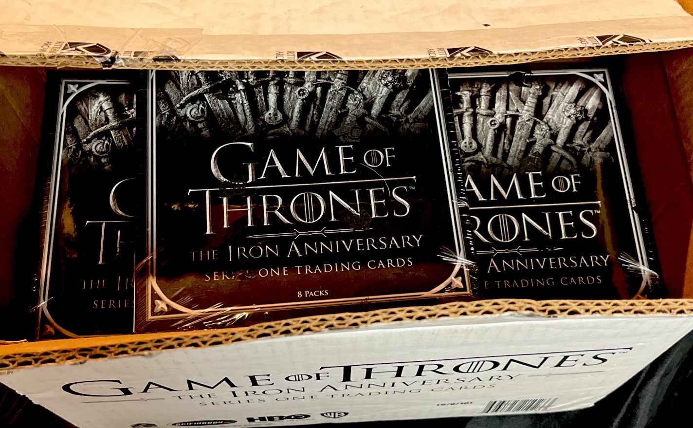 2021 Rittenhouse Game of Thrones The Iron Anniversary Series 1 Trading Card Box 2021 Rittenhouse Game of Thrones The Iron Anniversary Series 1 Trading Card Box
